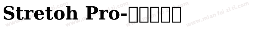 Stretoh Pro字体转换